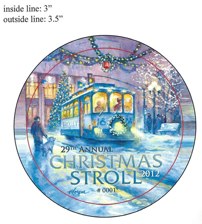 Submissions open for 38th Annual Christmas Stroll button artwork